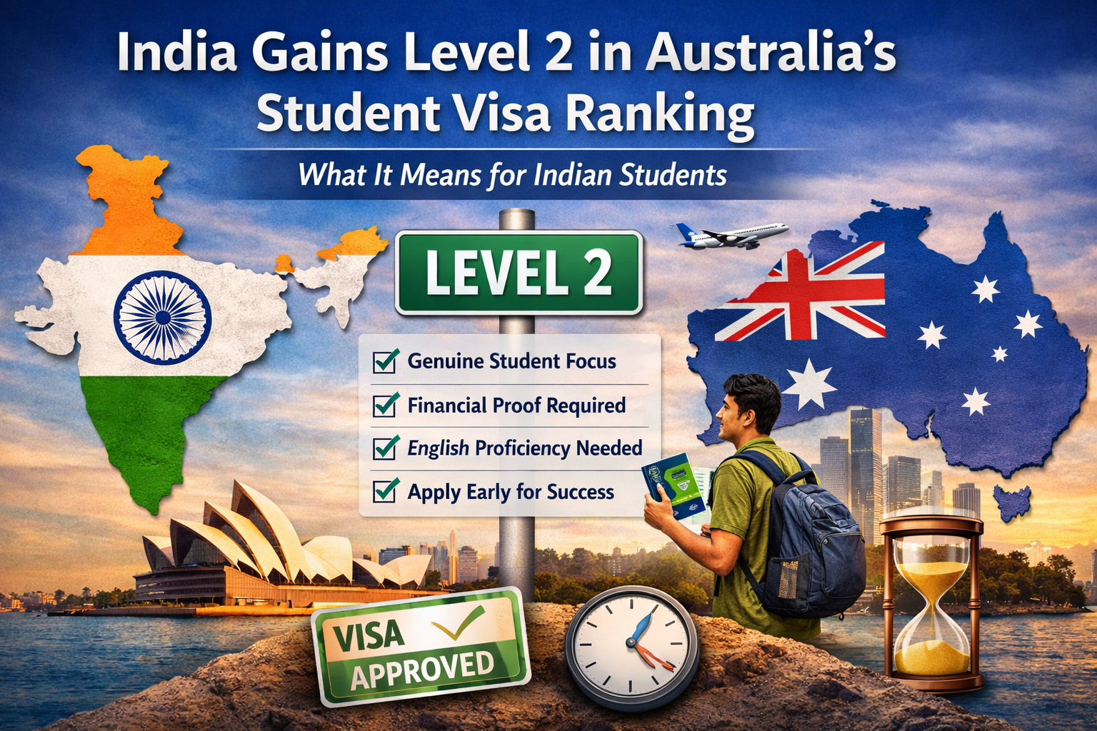 India Gains Level 2 in Australia’s Student Visa Ranking | DSA