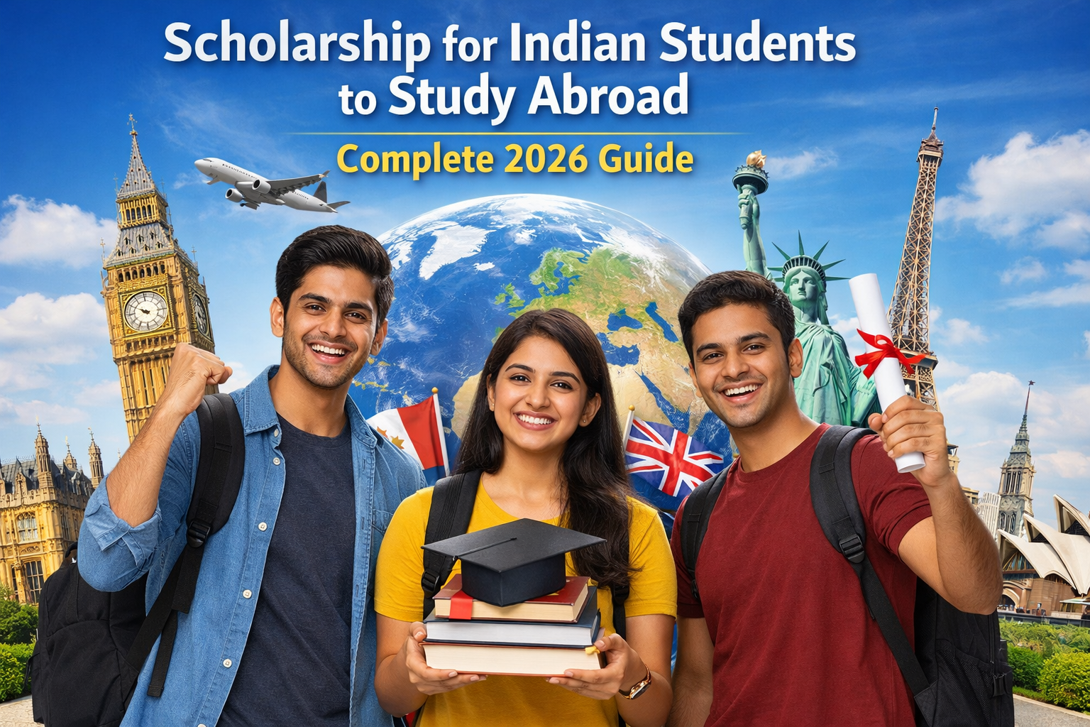 Scholarship for Indian Students to Study Abroad – Complete 2026 Guide | Dynamic Study Abroad