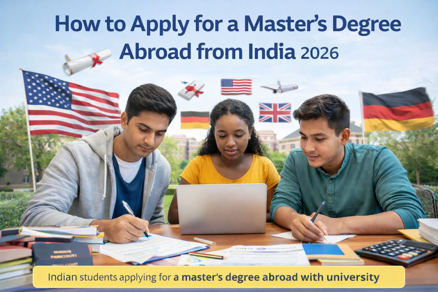 How to Apply for a Master’s Degree Abroad from India: Complete Guide for 2026