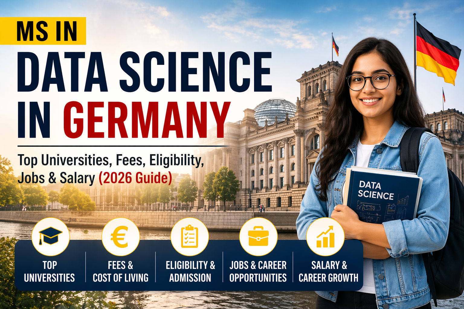 MS in Data Science in Germany: Universities, Fees, Eligibility, Jobs & Salary