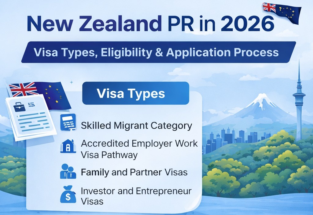 Complete Guide to New Zealand PR in 2026: Visa Types, Eligibility & Process